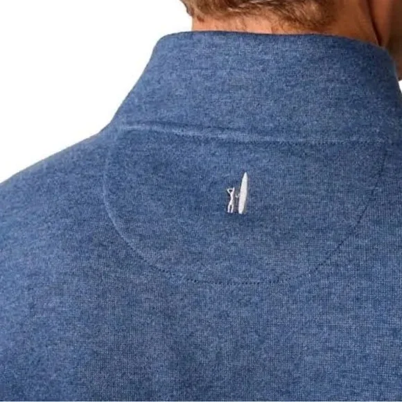 NWOT Johnnie-O Banyan Henley Ocean Blue Super Soft Pullover Size XL - Picture 6 of 11